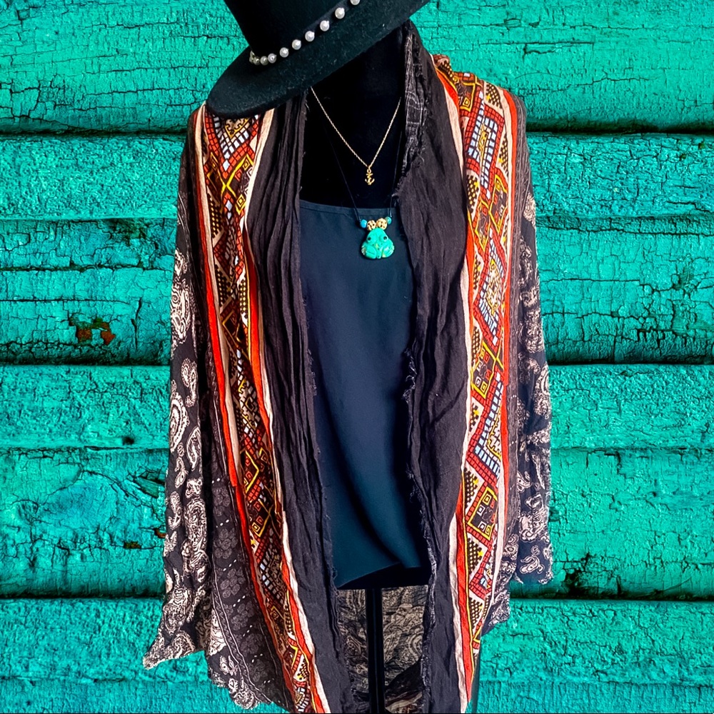 Free people lightweight kimono/shawl